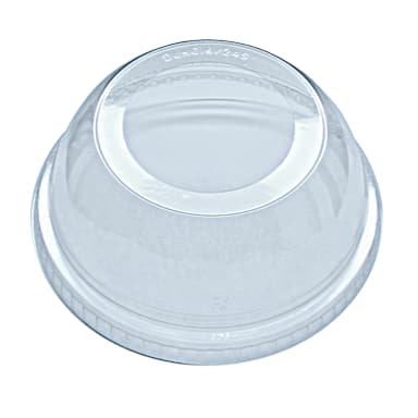 Fabri-Kal® 9508058 Clear Dome Lid with 1" Hole - 1000 / CS