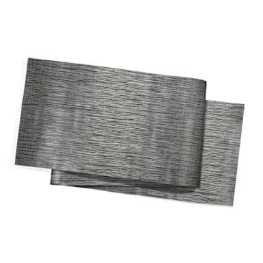 FOH XRU007BKV80 Metroweave 14" x 72" Tweed Table Runner