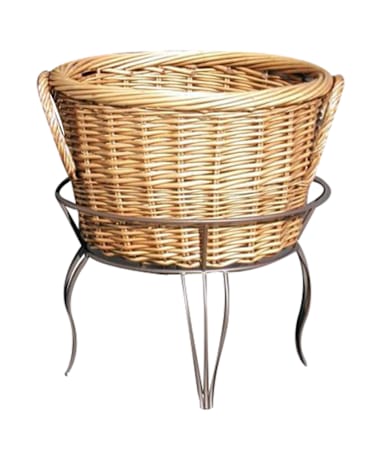 Mobile Merchandisers K2023M 21" Willow Basket Display Rack - Set