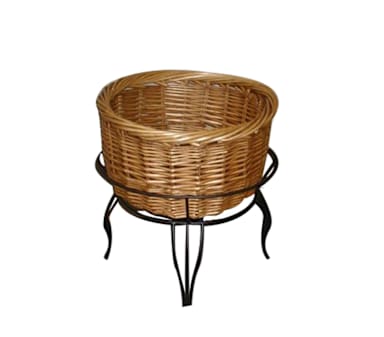 Mobile Merchandisers K2023S 17" Willow Basket Display Rack - Set