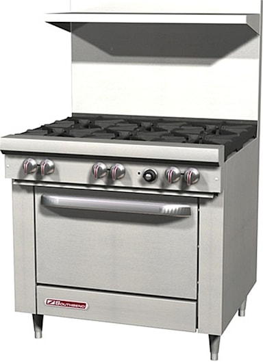 Southbend S36D 6 Burner 36" Gas Range with Oven