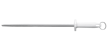 Mundial W3303-10 White Round Regular Cut 10" Sharpening Steel