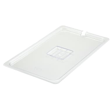Darling Foodservice Poly Slotted Full Size Food Pan Lid with Handle