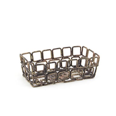 FOH BBK046GOI22 Coppered Wireware Link Packet Holder