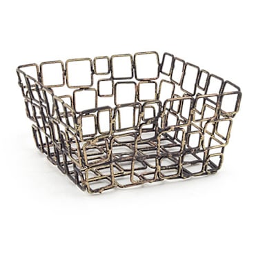 FOH BHO044GOI22 Coppered Wireware Link Basket