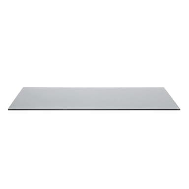 FOH BHO056SMG20 Smoke Glass 14" x 36" Buffet Board - 2 / CS