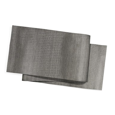 FOH XRU007ESV80 Cocoa 14" x 72" Basketweave Table Runner
