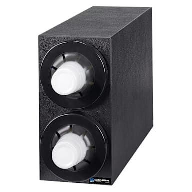 San Jamar C2952BK Sentry® 2-Cup Beverage Cup Dispenser Cabinet
