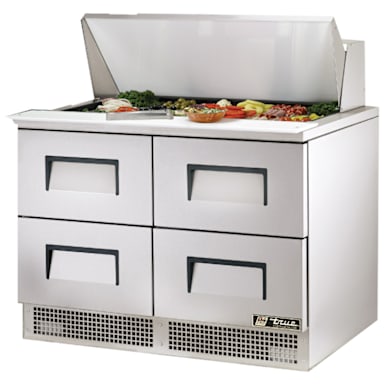 True® TFP-48-18M-D-4 Two Section 48" Sandwich / Salad Unit