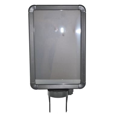 Lavi Industries 50-1130SV-MB Matte Black Radius Corner Sign Frame