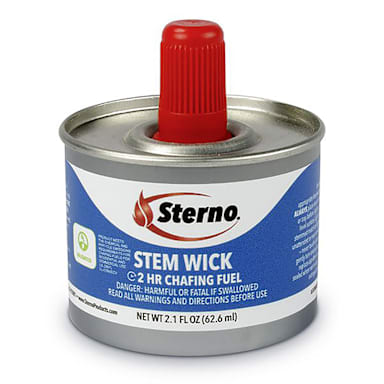 Sterno Products® 10100 Stem Wick 2 Hour Chafing Fuel