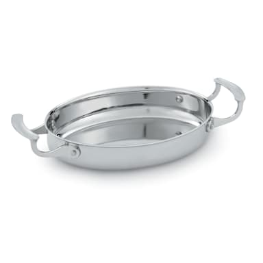 Vollrath® 49420 S/S Au Gratin 10" Oval Pan