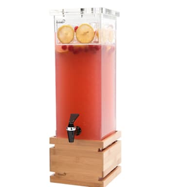 RossetoĀ® LD112 Square 2-Gallon Beverage Dispenser