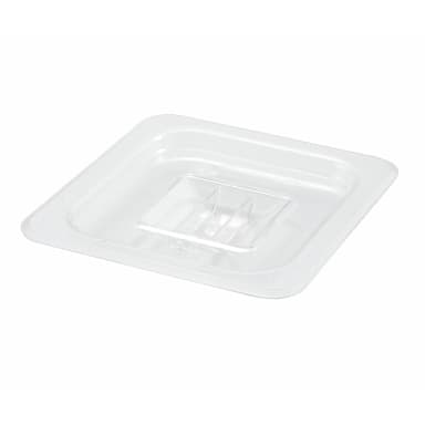 Darling Foodservice Polycarbonate Solid 1/6 Size Cover for Food Pan