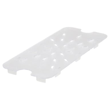Darling Foodservice Polycarbonate 1/3 Size Drain Shelf