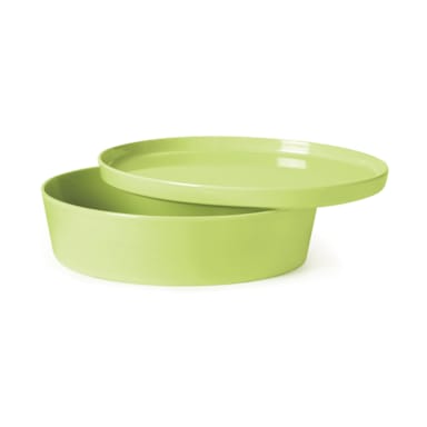 G.E.T. CB-1035-LM Lime 10.25" Round Cabana Box Set - 6 / CS
