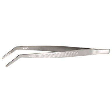 Mercer Culinary M35134 Curved 6.13" Precision Tongs / Tweezers