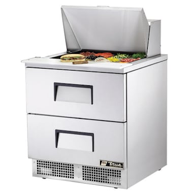 True® TFP-32-12M-D-2 Refrigerated Sandwich Top Food Prep Table