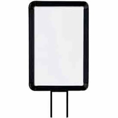 Lavi Industries 50-1130F7V-S/MB BeltracĀ® Matte Black Sign Frame