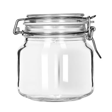 Libbey 17209925 Infusion 25.25 Ounce Glass Jar with Lid - 6 / CS