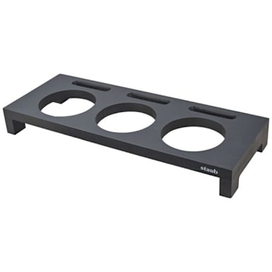 Staub USA 1190700 Black Wood 16-1/2 x 6-1/4" Mini Cocotte Stand