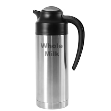 Service Ideas S2SN100WHOLEET Steelvac 1 Liter Whole Milk Server