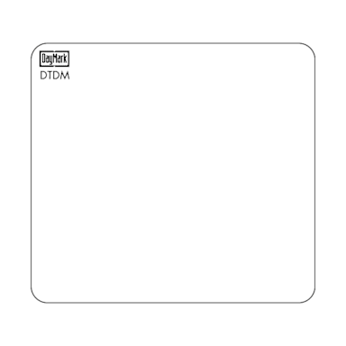 DayMark 115693 Dissolvable 2.19 x 2 Label For 9700 Labeler - 1000 / RL