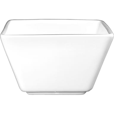 International Tableware EL-11 Elite 7.5 Oz. White Square Bowl