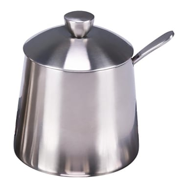 Frieling 0146 Brushed Finish 10 Ounce Sugar Bowl with Spoon