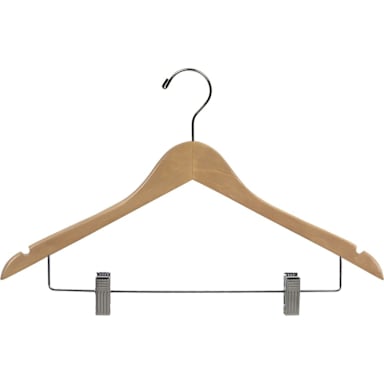 Natural Finish 17" Combination Hanger