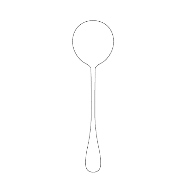 Libbey - Formerly World Tableware 162 004 Huron 6-7/8" Round Bowl Soup Spoon - Dozen