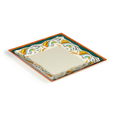 G.E.T. ML-90-BF Bella Fresco 12" Square Plate - 6 / CS