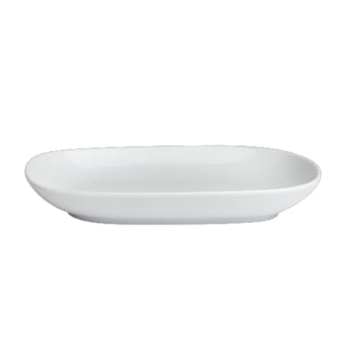 Varick 6900E401 Bistro White 7-1/4 x 5-1/8 Oval Tray