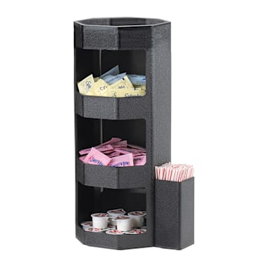 Service Ideas OCH7715C Closed 3-Part Condiment Holder