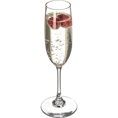 Carlisle 564407 Alibi Clear Poly 6 Oz. Champagne Flute Glass