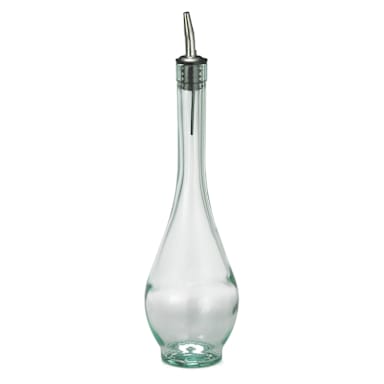 TableCraft H931 Sienna Collection 16 Oz. Green Tint Glass Oil Bottle