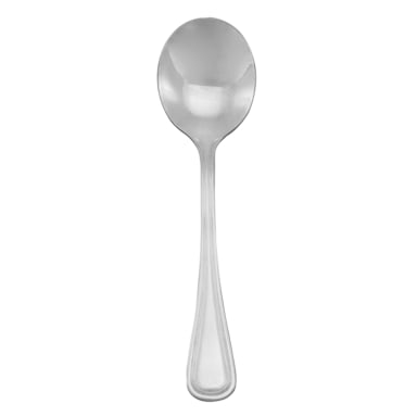 Walco 3512 Lisbon 18/0 S/S 6-3/4" Bouillon Spoon - Dozen