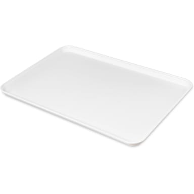 Carlisle 2618FMTQ301 Pearl White 25-5/8 x 17-7/8" Fiberglass Tray