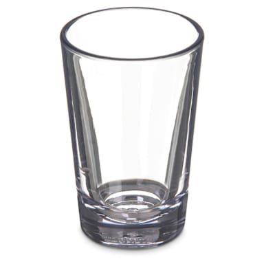 Carlisle 560207 Alibi 2 Oz. Clear SAN Shot Glass