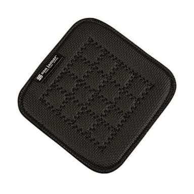 San Jamar UHP55BK Ultigrips® 5.5" x 5.5" Black Hot Pad