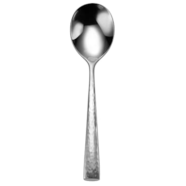 1880 Hospitality T958SBLF Cabria S/S 6-1/8" Bouillon Spoon - Dozen