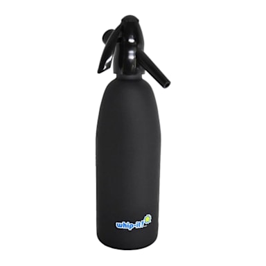 Whip-it! DS-SDA-L05 Rubber Coated Black 1 Liter Soda Siphon