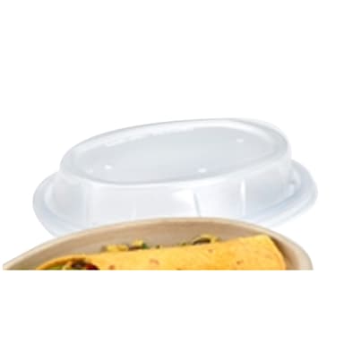 Sabert® 5497SV300 TerraPac Lid for Oval Pulp Bowl