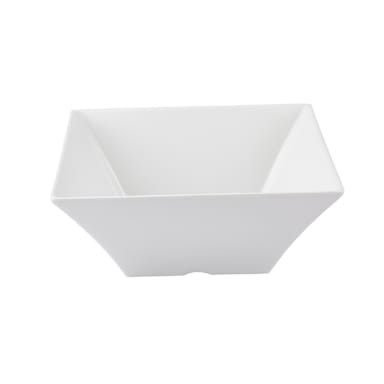TableCraft MB94 Frostone Collection White Melamine 3.75 Qt. Bowl