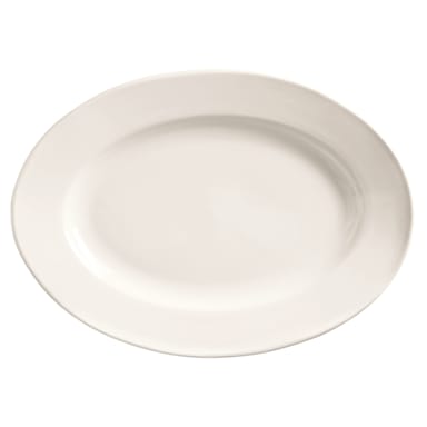 Libbey - Formerly World Tableware 840-520R-10 Porcelana 9.75" Wide Rim Platter