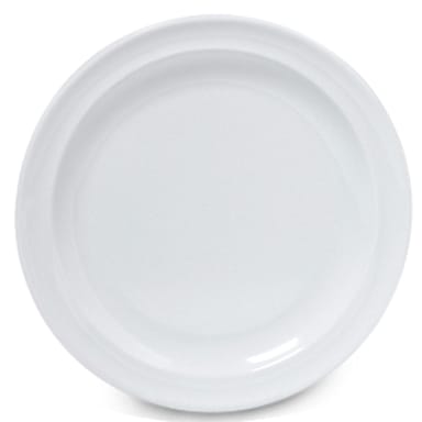 G.E.T. DP-509-W SuperMel White 9" Dinner Plate - Dozen