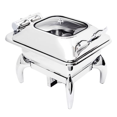 Eastern Tabletop 3964G Crown 4 Quart Square Induction Chafer