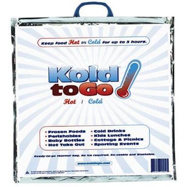 Coldkeepers KG-25LT-GN00UH-LN24 Kold-To-Go Insulated Cake Bag - 24/ CS