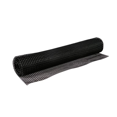 San Jamar® UL5105 Ultraliner Black 2' x 10' Shelf Liner