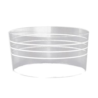 Welcome Home Brands CK802 Medium Stripe Plastic Baking Cup